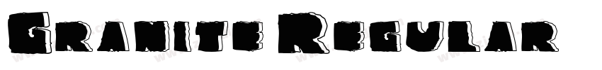 Granite Regular字体转换